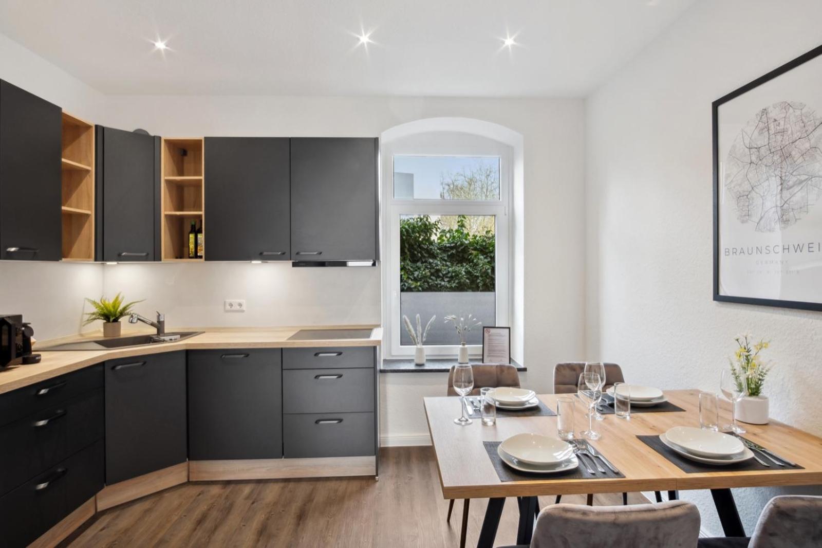 Charmantes Apartment 5 Personen Smart Tv Netflix Disney Braunschweig Esterno foto